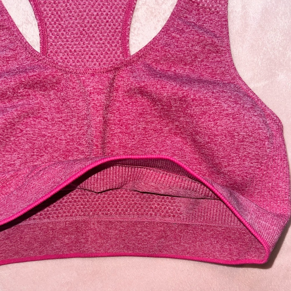 Danskin 2-Pack Seamless Racerback Sports Bras Blue & Pink Activewear Set, Size M - Picture 11 of 12